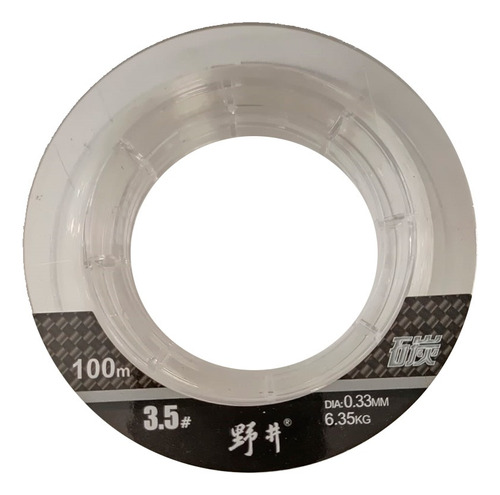  Nylon/ Pesca Fluorocarbono, 100m, 0.33mm Para 6.35kg