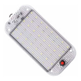 ( 1 ) Lámpara Domo Cabina 15x7.5cm Luz Blanca 48 Smd Led 12v