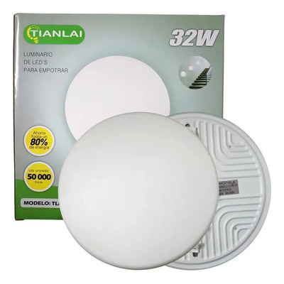 Panel Spot Ajustable Led 32w Bote , Plafon O Registro (160w) Color Blanco | MercadoLibre