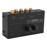 Tocadiscos De Preamplificador Phono Con Volumen Independient