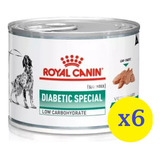 Royal Canin Diabetic Low Carbohydrates Lata 200 Gr X6