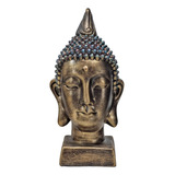 Cabeça Busto De Buda Hindu Tibetano Chakras Decorativo 28cm