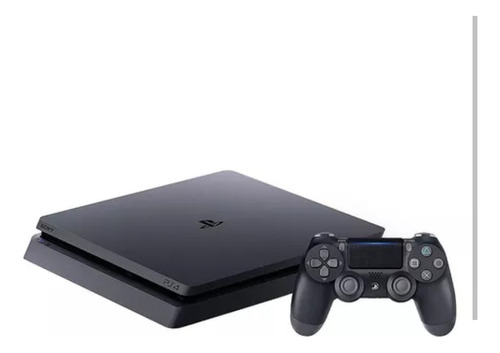 Consola Playstation 4 Sony Slim De 1 Tb, Color Negro