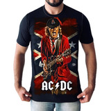 Camiseta Camiseta Blusa Banda Rock Acdc Angus Young Musica 