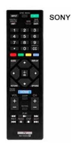 Control Remoto Led Smart Tv Para Sony  Lcd478 