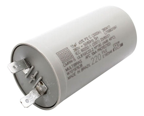 Capacitor Lavadora Roupas Brastemp Electrolux 220v - 15uf