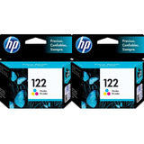 Cartuchos De Tinta Hp 122 Color Pack X2 Unidades Originales