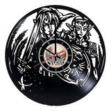 Reloj De Pared Con Disco De Vinilo Para Videojuego Choma Zel