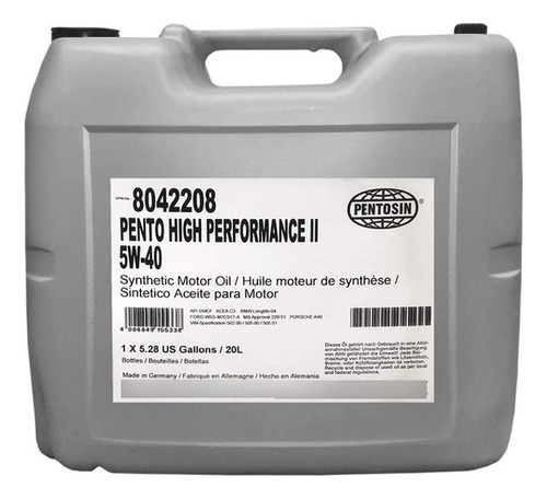 Aceite Motor Pentosin Hp Ii 5w-40 20l