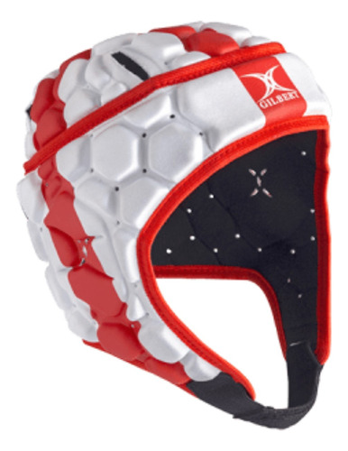 Casco De Rugby Gilbert Falcon 200 Inglaterra Blanco Rojo