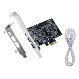 Placa Pci-e A 1394 Firewire, Pci-ex1 A Ieee 1394 Fire De 3