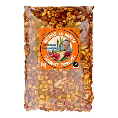 Cacahuate Enchilado Sin Ajo 1 Kg. La Bonita | MercadoLibre