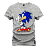Camiseta Premium Estampada Sonic