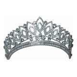 Corona Tiara Diadema Metal Brillantes Mediana Agnes Hadas