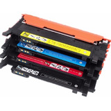 Pack 4 Toner Compatibles 406s Para Samsung Clp 360 365 Clx-3300 3304 3305 C410 C460