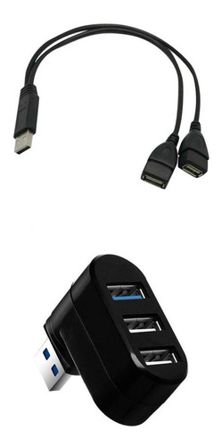 3 Puertos Usb 3.0 / 2.0 Usb Hub Adapter + Usb 2.0 Macho A