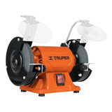 Esmeril De Banco Truper Eba-6 De 60 hz Naranja 370 W 127 V + Accesorio