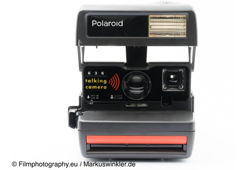 Câmera Antiga Polaroid Talking 636