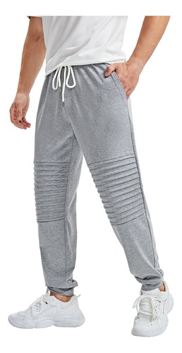 Pantalón Buzo Joggers Casuales Rayas Cargo De Homber