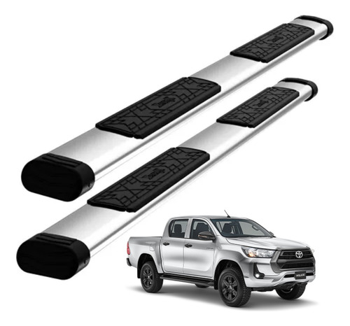 Estribos Bronx Toyota Hilux Doble Cabina 2016 A 2024 Cromo