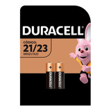 Pilha Alcalina Mn21/ A23 12v Duracell Com 2 Unidades