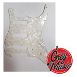 Pickguard Cool Parts Pst01sss Strato 3 Simples Nackar Blanco