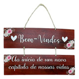 Placa Decorativa Cadeira Dos Noivos Casamento Kit 2 Peças