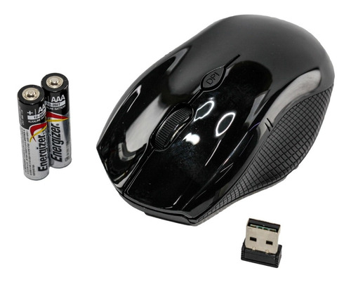 Mouse Inalambrico Gamer Pc Notebook Compu + Pilas 1° Fg Htec