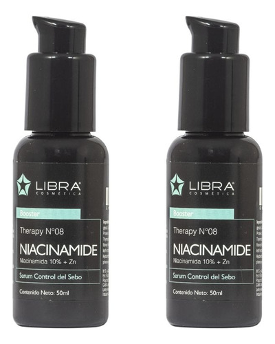 Libra 2 Booster Serum Niacinamida 10% Zinc Antioxidante 3c