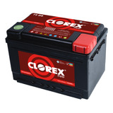 Bateria 12x75 Auto Reforzada Libre Mantenimiento Clorex *