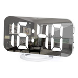 Reloj Despertador Digital, Reloj De 6 Pulgadas Con Superfici