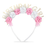 Diadema Floral Para Niña Cumpleañera