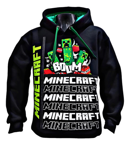 Buzo Creeper Tnt Gamer Doble Estampa Super Frizado Premium