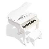 Piano De Cauda Turbinho Infantil 30 Teclas Branco