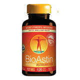 Astaxantina Hawaiiana 12mg (120 Cápsulas) Bioastin Sabor Sin Sabor