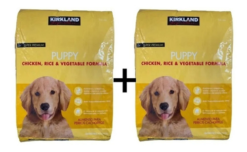 2 Bolsas Alimento Puppy Croquetas Para Cachorro 9,07 Kg C/u