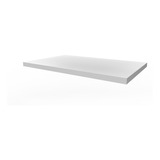 Prateleira Decorativa 50x25 Mdf 15mm Branco Com Suportes