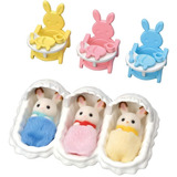 Calico Critters Sylvanian Families Triplets Care Set