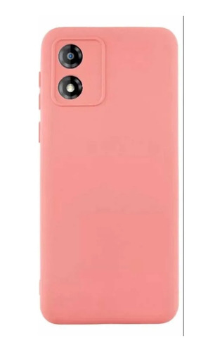 Funda Motorola E13 De Silicona Con Felpa Interior 