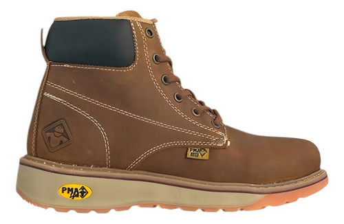 Botas Trabajo Hombre Pma 136 Sin Casquillo Piel Crazy Miel L | Envío gratis