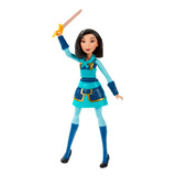 Boneca Mulan Guerreira Disney Princess Original Hasbro