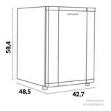 Challenger Titanium - Ref. Cr 083 Mini Bar, 50 L Color Gris 115v