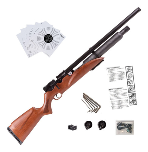 Rifle Pcp Avenge-x Classic Madera Botella 400cc .22 Xchws P