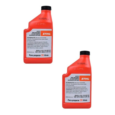 2pz Aceite Stihl Hp 2 T 400ml. 20 Lts. Naranja - Todopartes | MercadoLibre