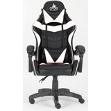 Silla De Escritorio Vonchairs Legion Gamer Ergonómica  Blanca Con Tapizado De Cuero Sintético