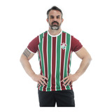 Camisa Braziline Fluminense Epoch Vermelho Verde - Masculino