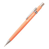 Lapiseira Técnica 0.5mm Pentel Sharp P200 Tom Pastel Cor Laranja Pastel 0.5mm