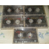 5 Cassettes Tdk D90 Transparetes [de Los 90s Probados]