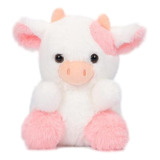 Nuevo Juguete De Peluche De Vaca Rosa Bonita Muñeca