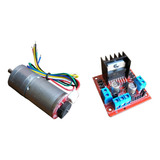 2 Pz Motor Cd Con Encoder + 1 Pz Módulo L298n